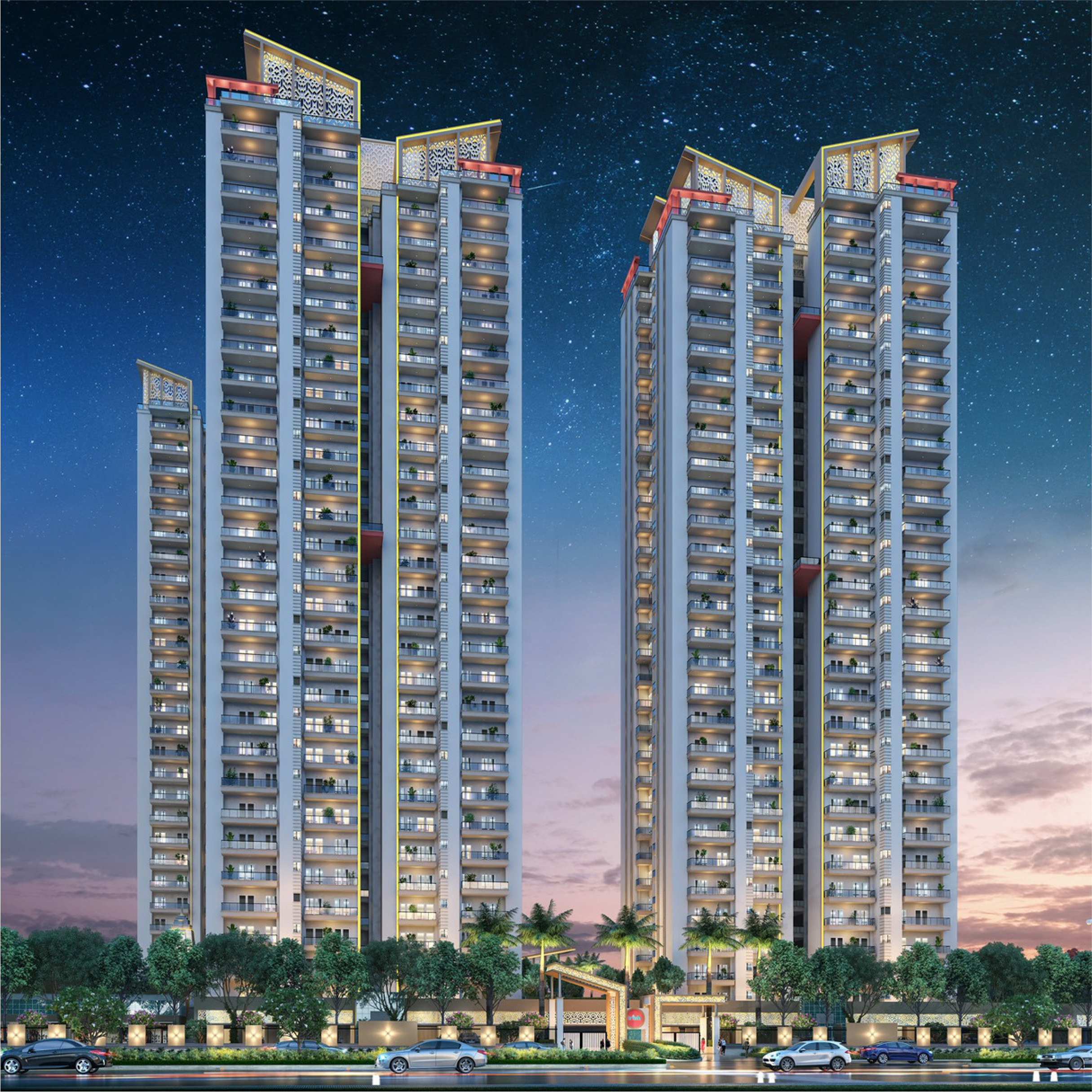 Tower T-10 Gold Render